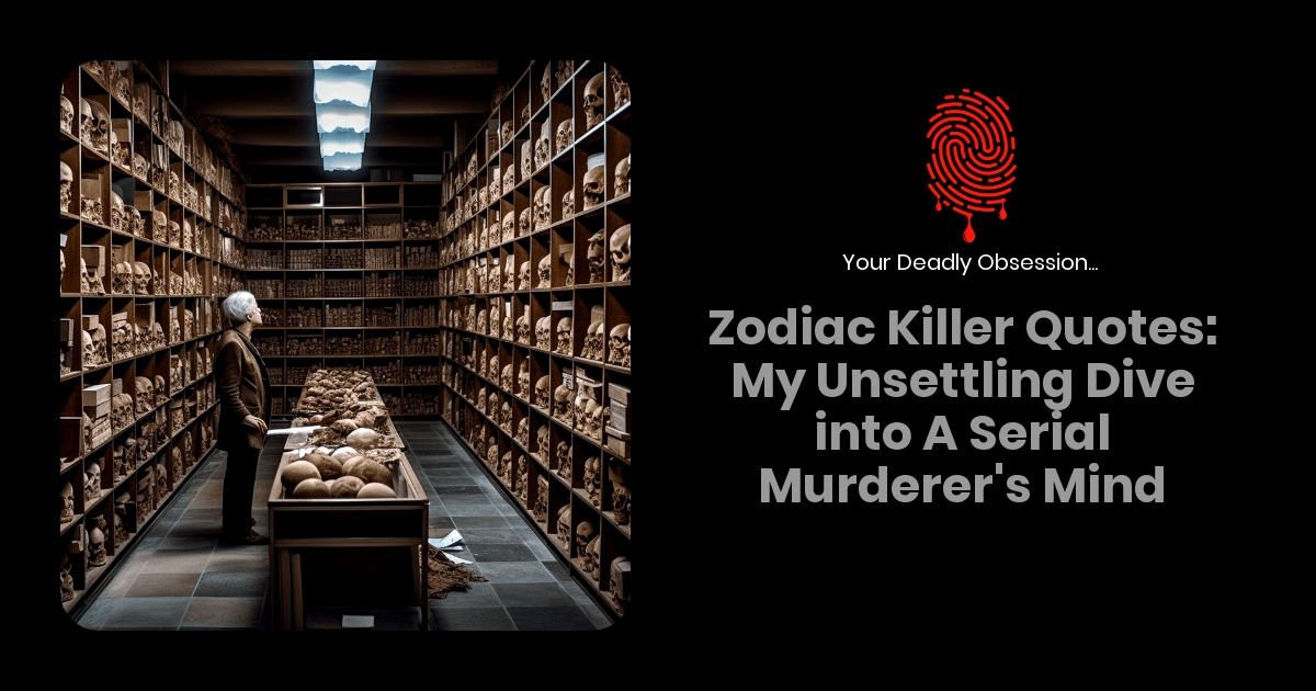 Zodiac Killer Quotes